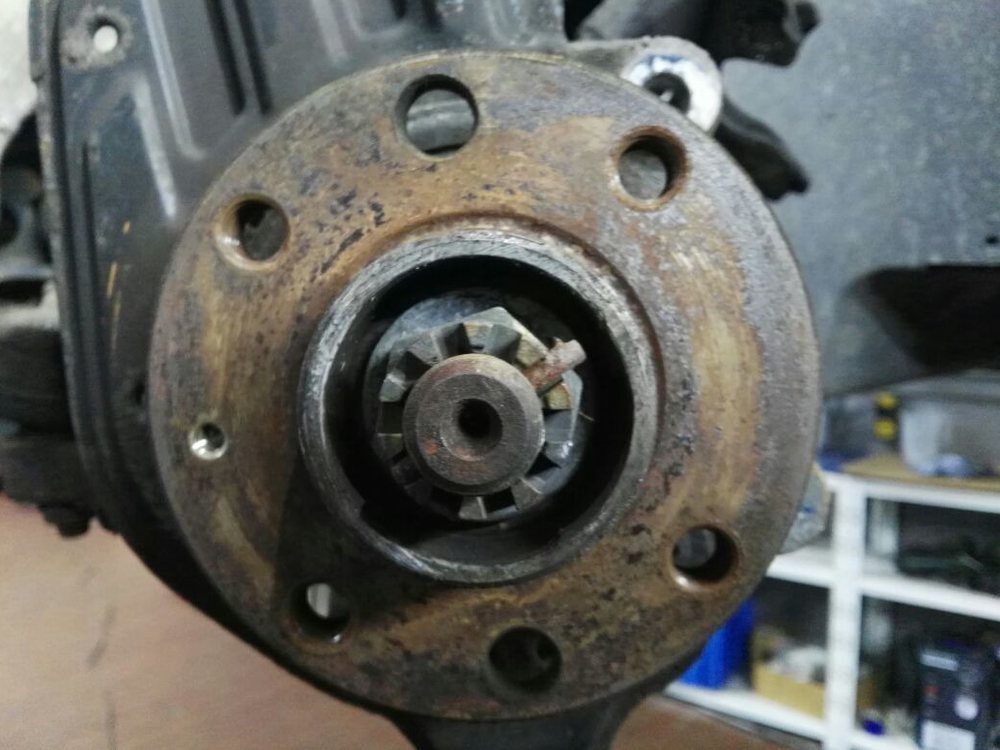Bremsenreparatur – vorher